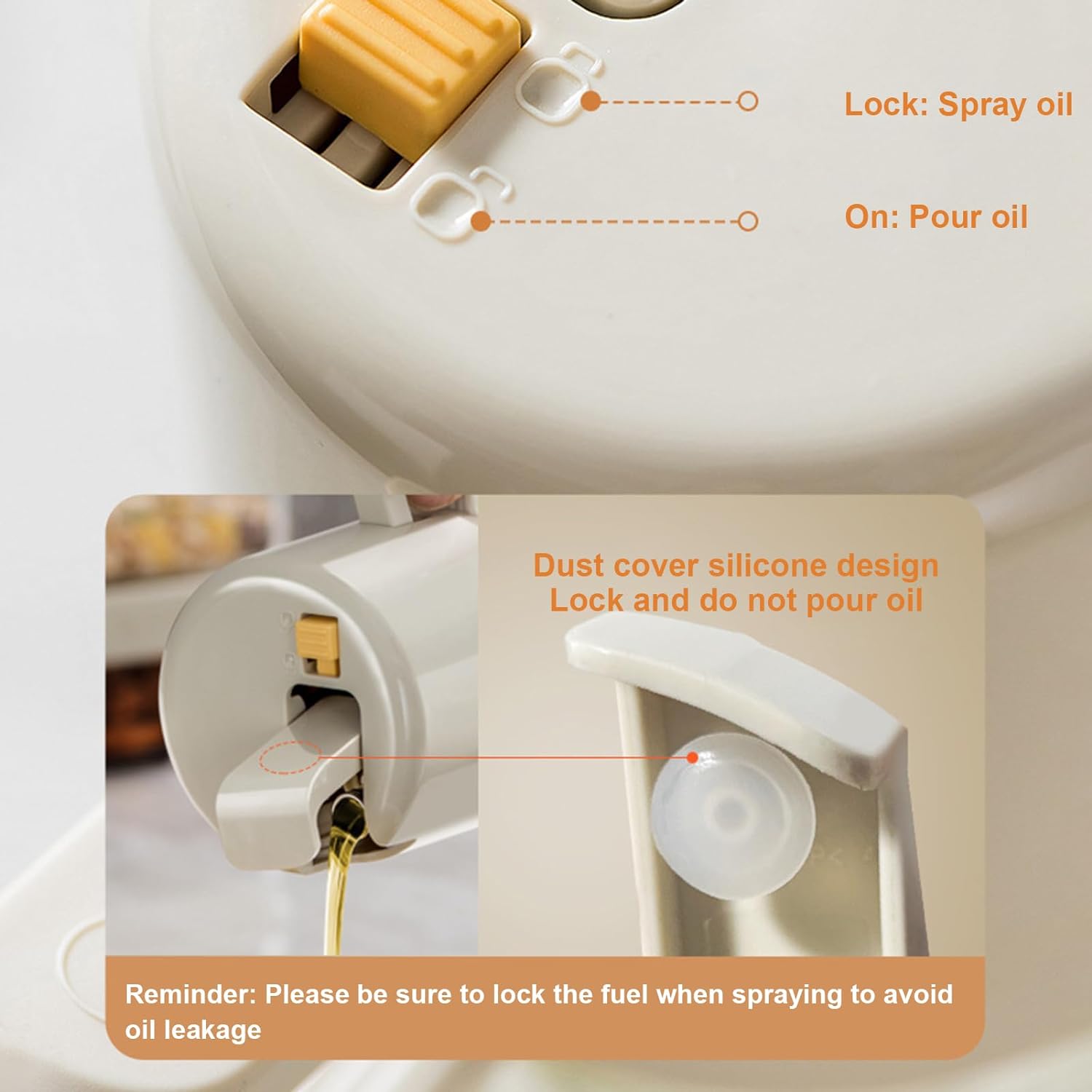 Miniatura 3 de BOTELLA DISPENSADOR PARA ACEITE 2 EN 1